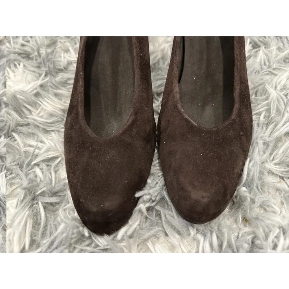 Stuart Weitzman Brown Suede Pumps Vintage VTG 6.5